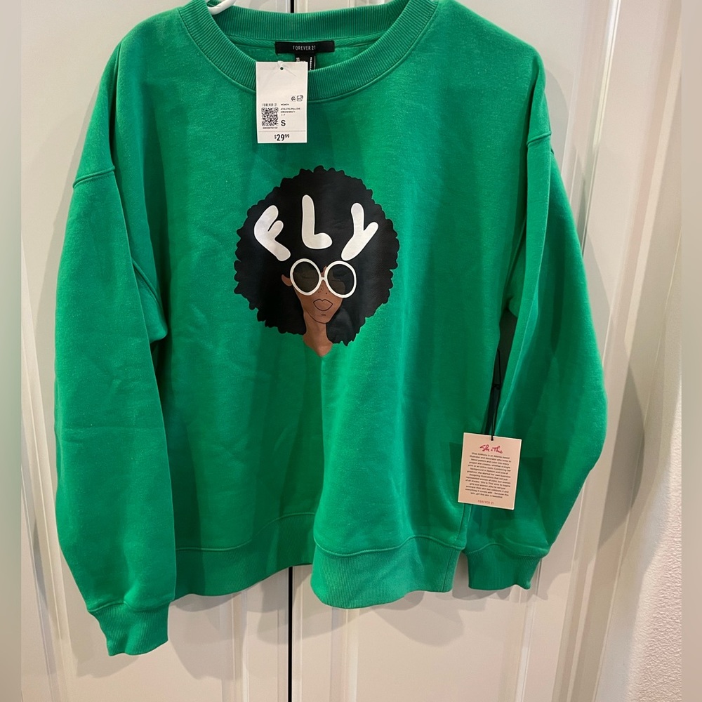 Forever 21 X Shea Anthony Collab “FLY" Pullover